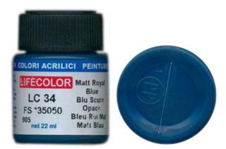 Farba LifeColor LC34 basic matt royal blue