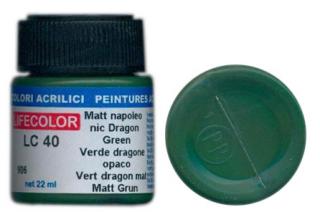 Farba LifeColor LC40 basic matt napoleonic dragon green