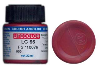 Farba LifeColor LC66 basic gloss raw siena  Farba