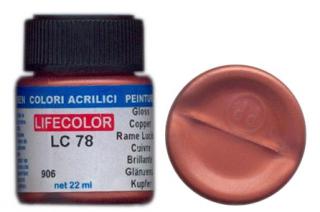 Farba LifeColor LC78 basic gloss copper