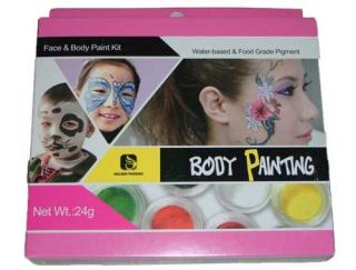 Paleta Body- face Painting 8ks/2g