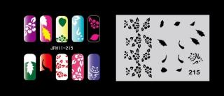 Šablona na nechty (airbrush nail art) Fengda  JFH11-215