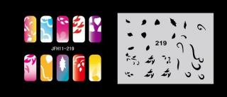 Šablona na nechty (airbrush nail art) Fengda  JFH11-219