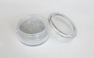 Trblietavý prášok Fengda Glitter 1 / 128 silver 10 ml