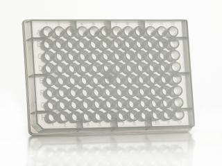 96 Round Well Storage Microplate Prevedenie: 330µl wells, V shaped bases