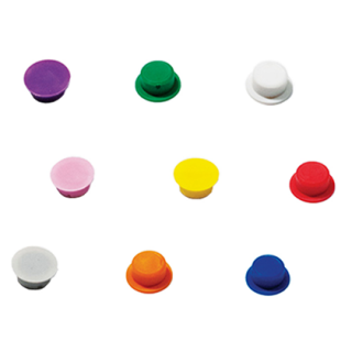 Farebné vložky pre kryoskúmavky Farba: Biela