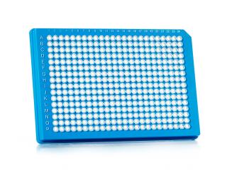 FrameStar® 384 Well Skirted PCR Plate Farba: clear wells, blue frame