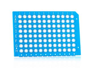 FrameStar® Break-A-Way PCR nízkoprofilová platňa Farba: clear wells, blue frame