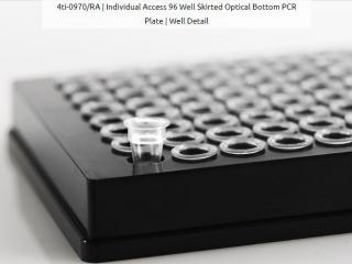 Individual Access 96 Well Skirted Optical Bottom PCR Plate