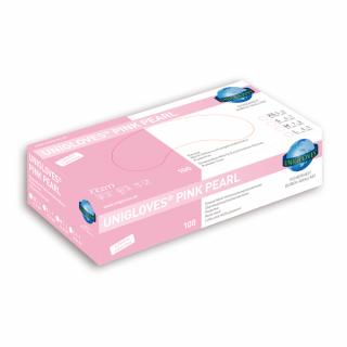 Rukavice nitril Pink Pearl Unigloves Veľkosť: L - large