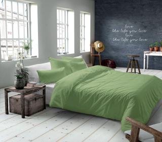 Jednofarebné obliečky SMOKE GREEN