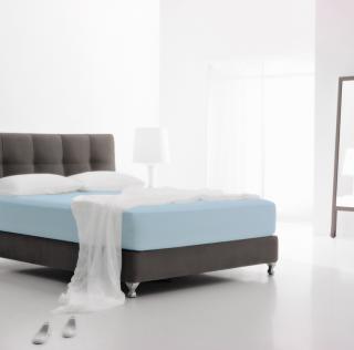 Plachta SUPER STRETCH Jersey Svetlomodrá, Vyberte rozmer 180 x 200 cm