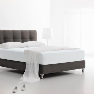 Saténové prestieradlo BIELA, Vyberte rozmer 180 x 200 cm