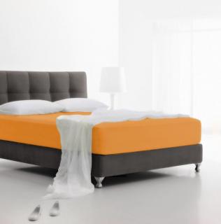 Saténové prestieradlo MANDARINKA, Vyberte rozmer 90 x 200 cm