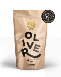 Káva Zlaté Zrnko – Oliver (Zmes arabica 90% a robusta 10%) – “LAHODNE HORKÝ” zrnková 1kg