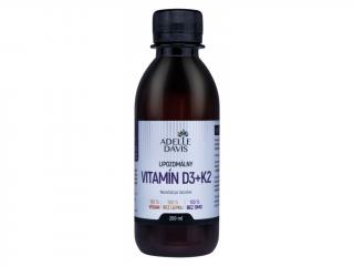 Lipozomálny vitamín D3+ K2 200ml Adelle Davis