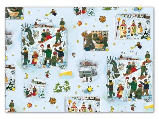 Baliaci papier vianočný klasik Lada 5 100x70