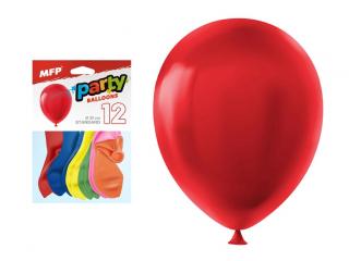 Balónik M balenie 12ks štandard 30cm mix