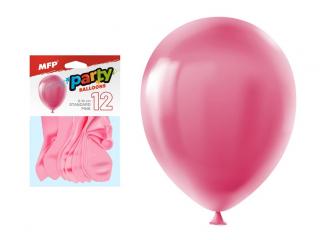 Balónik M balenie 12ks štandard 30cm ružový