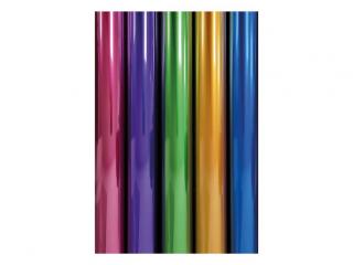 Celofán transparent farebný - rolky 500x70cm mix farieb