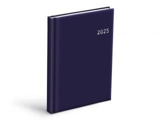 Diár 2025 D801 PVC dark blue denný