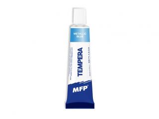 Farba temperová 12ml METAL modrá