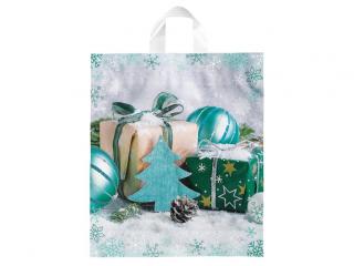 Igelitová vianočná taška vzor10 40x46x8 (s uchom)