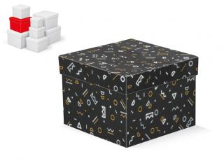 Krabička darčeková c- C007- E 16x16x12cm