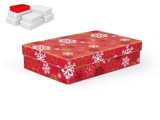 Krabička darčeková vianočná A-V006-B 26x17x6cm