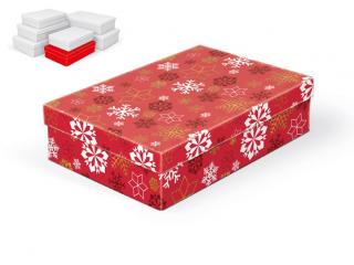 Krabička darčeková vianočná A-V006-C 28x18x7cm
