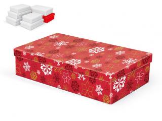 Krabička darčeková vianočná A-V006-G 36x22x9cm