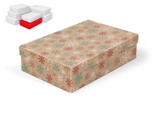 Krabička darčeková vianočná A-V009-C 28x18x7cm
