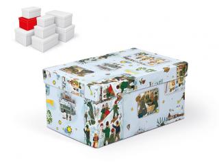 Krabička darčeková vianočná B-V005-DL 22x14x11cm