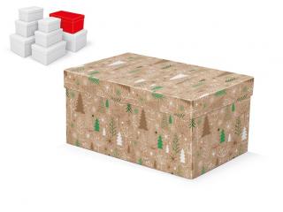 Krabička darčeková vianočná B-V008-F 26x17x13cm