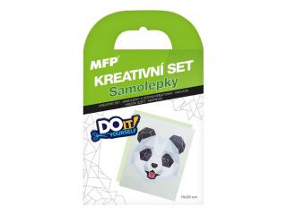 Kreatívny set - samolepky panda