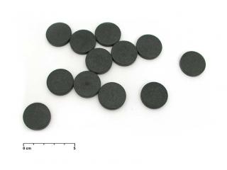 Magnet okrúhly šedý 2.6cm