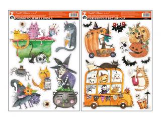 Okenná fólia 40001 Halloween s glitrom 29x41cm