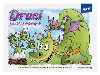 Omaľovánky MFP Draci