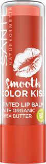 Balzam na pery Smooth Color Kiss 01 Soft Coral - Sante Objem: 4,5 g