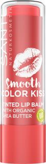 Balzam na pery Smooth Color Kiss 02 Soft Red - Sante Objem: 4,5 g