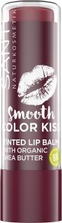 Balzam na pery Smooth Color Kiss 03 Soft Plum - Sante Objem: 4,5 g