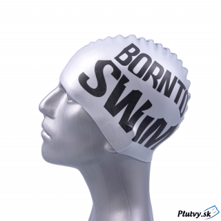 BornToSwim Classic Farba: strieborná čierne logo