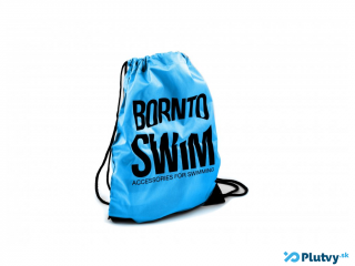 BornToSwim plavecký vak Farba: tyrkysová čierne logo