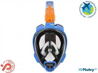 Celotvárová maska Ocean Reef Aria QR+ Farba: modrá, Veľkosť: M/L
