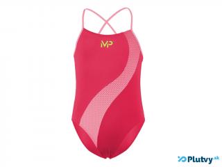 Dievčenské plavky Michael Phelps Lumy Farba: ružové, Veľkosť: D  128