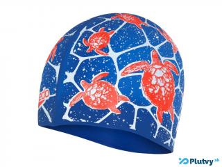 Juniorská plavecká čiapka Speedo Slogan Farba: korytnačky