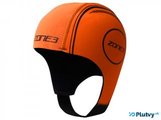 Neoprénová čiapka na triatlon Zone3 2.5MM Farba: oranžová, Hrúbka: 2,5 mm, Veľkosť: S