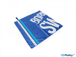 Plavecký uterák BornToSwim Microfibre towel Farba: modrá veľké logo