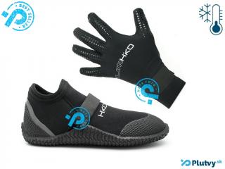 Set neoprénových topánok Hiko Sneaker a rukavíc Hiko Slim Obuv: 44/45, rukavice: XL