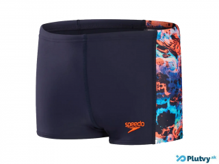 Speedo AllOver Panel Aquashort Farba: oranžová, Veľkosť: D  128